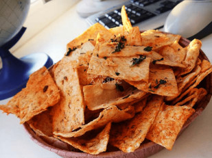 Чипсы: Лаваш со вкусом аджики