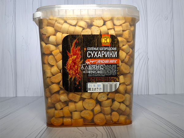 Сухарики с красной икрой в Протвино