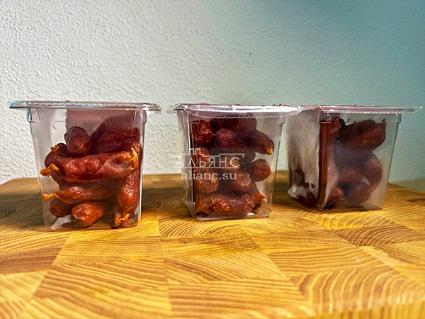 Колбаски МИНИ со вкусом аджики с/к (100 гр) в Протвино