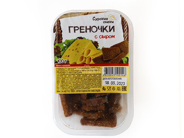 Сурские гренки со вкусом Сыра (100 гр) в Протвино