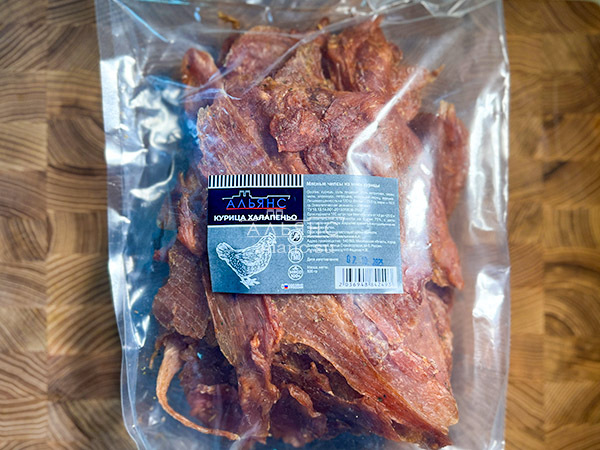 Мясо (АЛЬЯНС) вяленое курица 500гр "С халапеньо" в Протвино