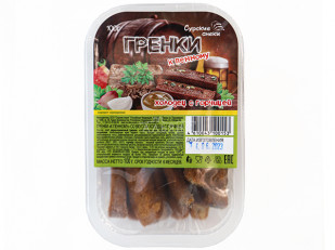 Сом соломка (Астраханкина рыбка): Сурские гренки Холодец с горчицей (100 гр)