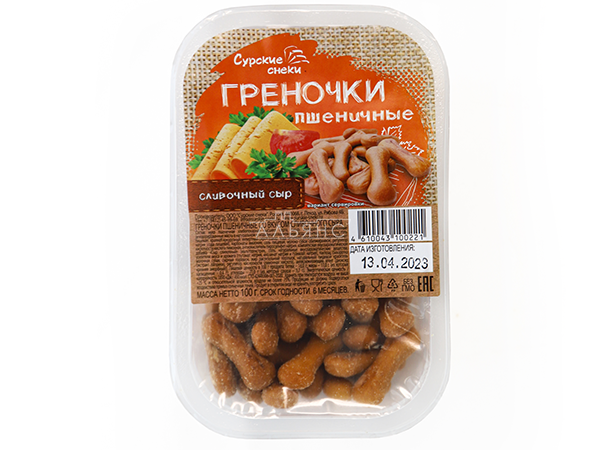 Сурские (ПШЕНИЧНЫЕ) Сливочный сыр (100 гр) в Протвино