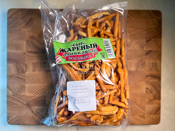 Жареный сыр "ВКУСНЯШКА" (Оливковый) 500гр. в Протвино