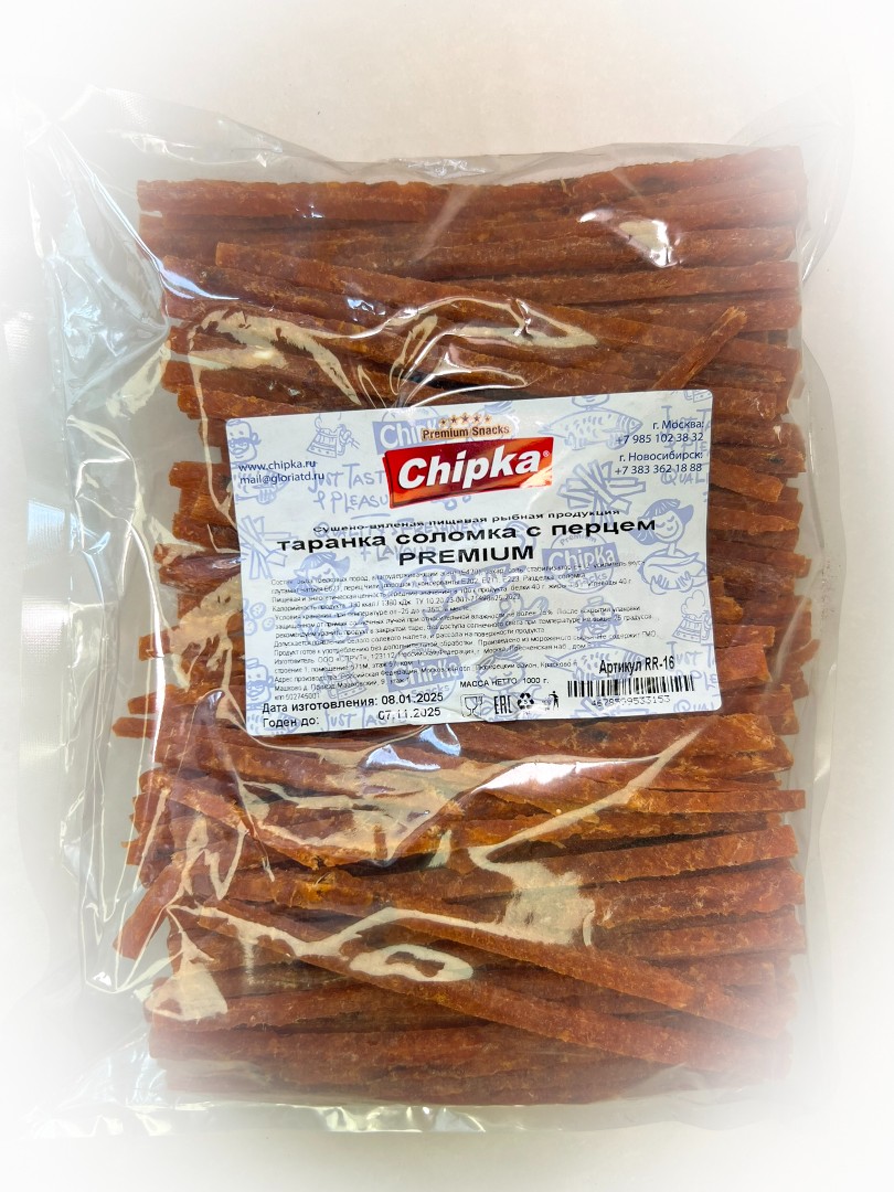 Таранка с перцем (соломка) (Chipka ПРЕМИУМ) в Протвино