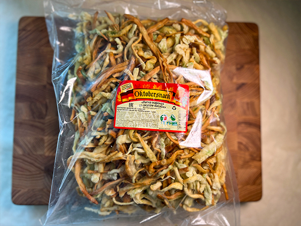 Нитка ЖАРЕНАЯ "Васаби" Oktobersnack 1 кг (сырный продукт) в Протвино
