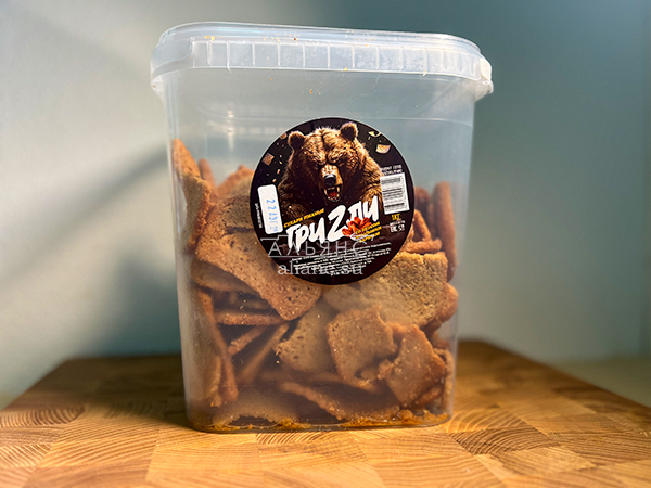 Ведро Ржаные гренки со вкусом Крылышки Барбекю (1 кг) в Протвино