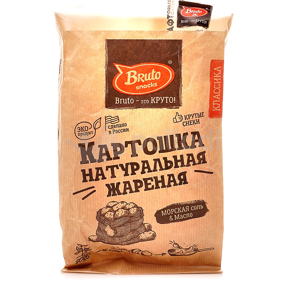 Картофель «Бруто» с солью 70 гр. в Протвино